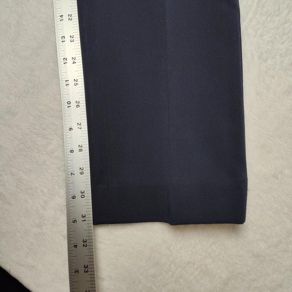 J Crew Destination Pants Mens 30x32 Navy Blue Stretch Dress Tapered Travel Work - Picture 11 of 14